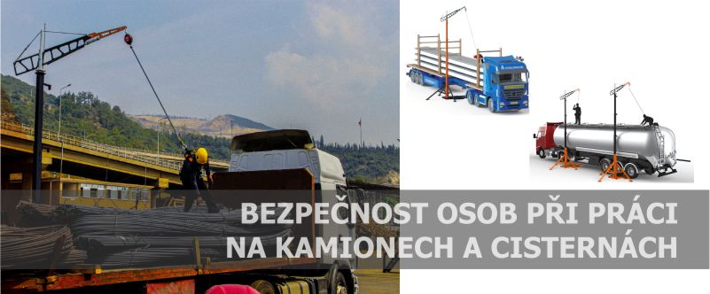 Bezpečnost osob při práci na kamionech a cisternách